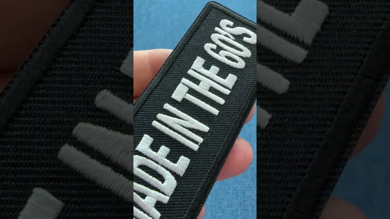 Novelty Embroidered Patch P6674