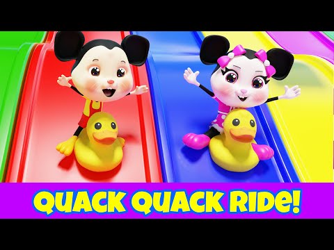 Mikas und Mikos lustiges Entenrutschen-Duell! 🐤💥 Monster Got Splash!