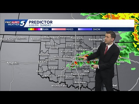 Storm Timeline: Sunday Afternoon & Evening