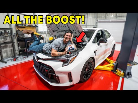 FIRST MODS ON THE GR COROLLA.. ALL THE BOOST!