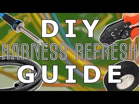 HOW TO - Restore your wiring harness #diy #wiring #automotive #motorcycle