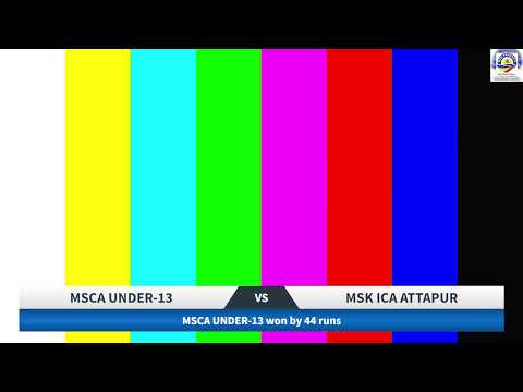 MSK ICA ATTAPUR vs MSCA || GYR CRICKET TOURNAMENT || #GYR  #MSKICA