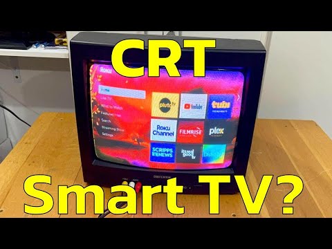 Turn your old CRT tube TV into a smart TV connect HDMI devices to an analog box television