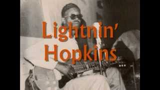 Amazing blues guitar tones: Lightnin&#39; Hopkins&#39; &quot;Mussy Haired Woman&quot;