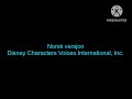 Monsters Inc VHS Closing Norwegian Fixed