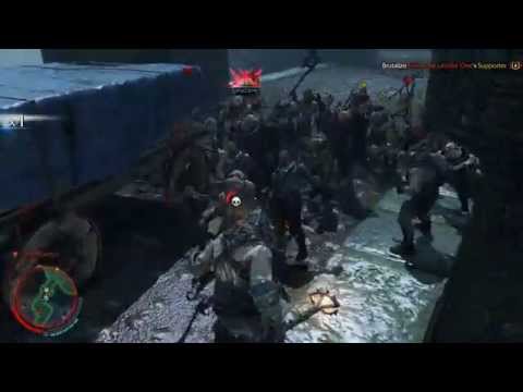 Middle Earth Shadow of Mordor Expert Killing over 100 orcs