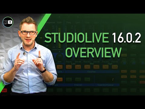 Overview of the PreSonus StudioLive 16.0.2 USB Digital Mixer