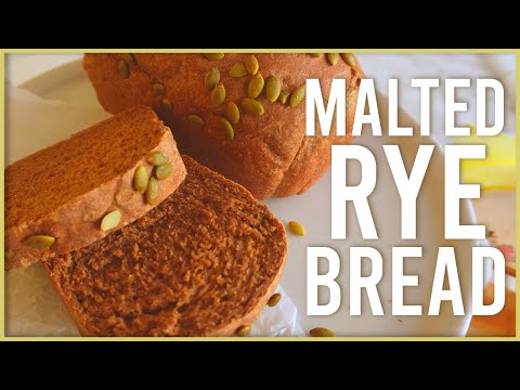 Malted Rye Bread Easy No Talking Recipe | How To Make Rye Bread At Home?