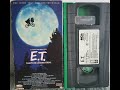Opening And Closing To E T The Extra Terrestrial 1982 1988 VHS