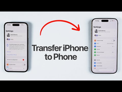 (2026) How to Transfer ALL DATA from old iPhone to new iPhone - Free and Official!