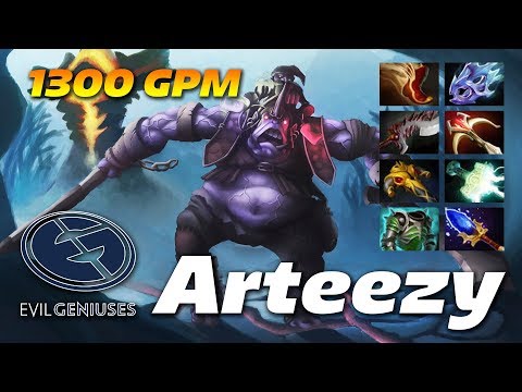 Arteezy Alchemist 8 slotted 1300 GPM EPIC MACHINE - Dota 2 Pro Gameplay