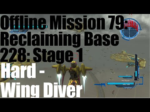 EDF 5: Offline Mission 79: Reclaiming Base 228: Stage 1 - Wing Diver / Hard
