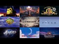 REUPLOAD Top 12 Famous Movies Studio Logos Animation Compilation Intro HD Edited Magnetic Photos Mix