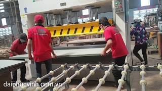 Dây chuyền lăn keo phủ mặt và ép Laminate