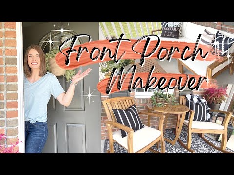 FRONT PORCH DECORATING IDEAS 2021 | SMALL PORCH MAKEOVER