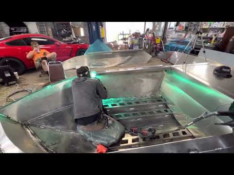 Welding another aluminum jetboat