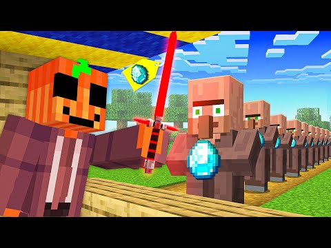 Creé Objetos ILEGALES Para los Aldeanos de Minecraft!