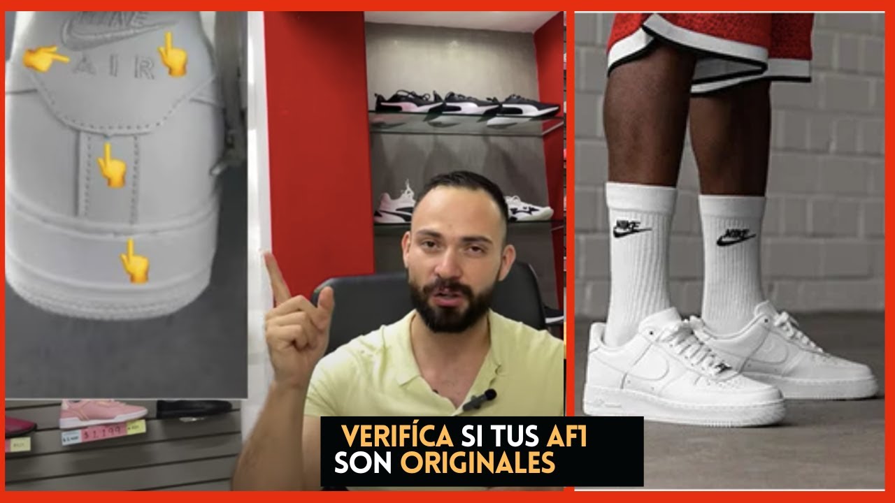 🏴‍☠️ ¿Tus Air force 1 son originales Descúbrelo en 4 pasos 🔴