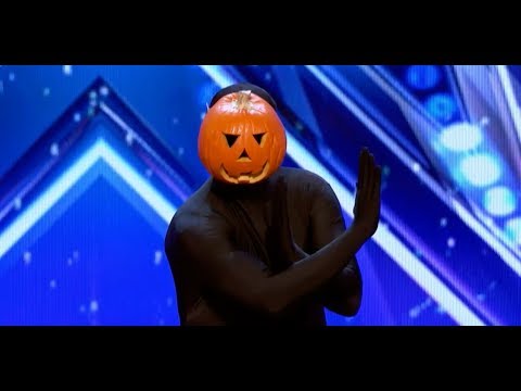 America's Got Talent  - Dancing Pumpkin Man Hilarious Dancer Slays on the AGT Stage