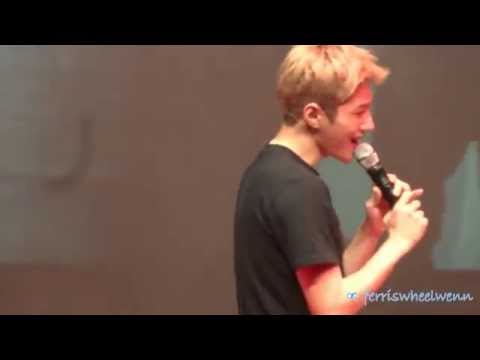 140801 Fansign Main Vocal Myungsoo~