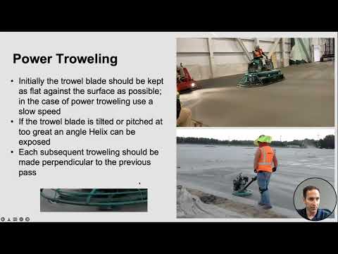 Troweling