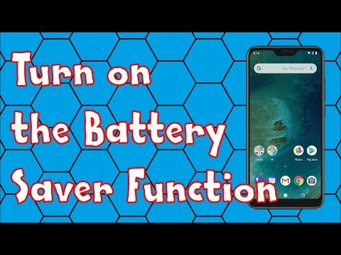 How to Turn on the Battery Saver Function on Xiaomi Mi A2 Lite Smartphone