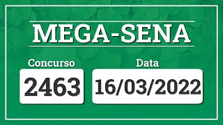 Capa de MEGA-SENA 2463