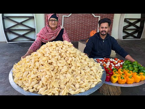 BIG Shell PASTA || Indian Style Pasta Recipe | Pasta Recipe | Red Sauce Pasta | Veg Village Food