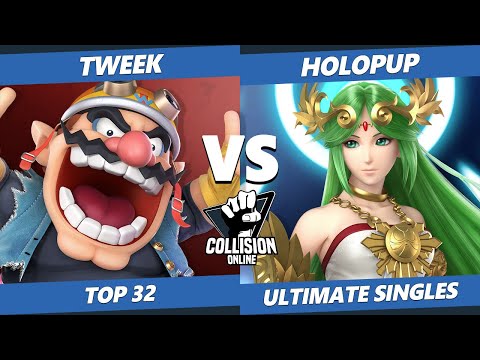 Collision Online Ultimate Top 32 - TSM | Tweek (Wolf, Wario) Vs PT | holopup (Palutena) SSBU Singles