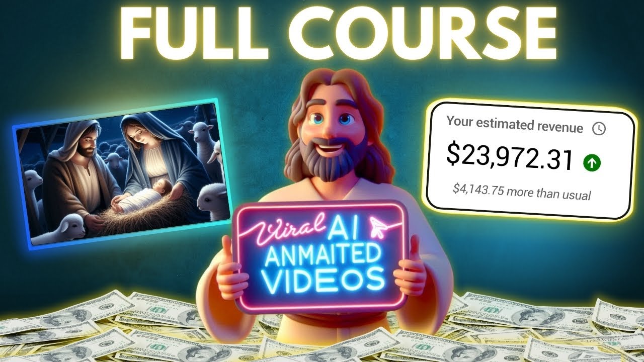 How to Create 3D ANIMATED Bible Stories for Free with AI (Full BluePrint + Secret Niche revealed)