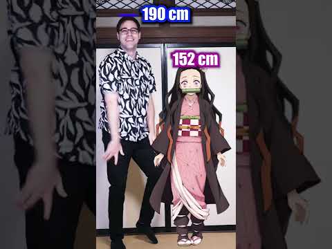 Tamaño de los personajes de Kimetsu no Yaiba #anime #demonslayer #kimetsunoyaiba
