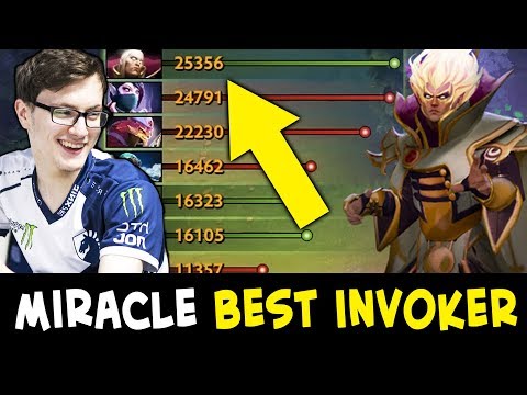 Miracle BEST INVOKER in Dota — hard to carry team alone