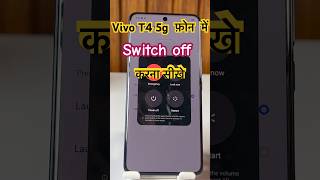 Download lagu Vivo T4 5g me power off setting #vivot4 #vivot45g #poweroffsetting mp3