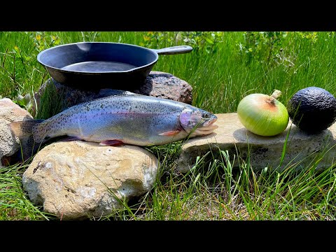 Catch n Cook Shore Side Trout Cooking BEST Way!