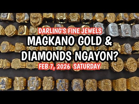 WOW! SOLID MGA GOLD & DIAMONDS DITO!/DARLING'S FINE JEWELS RECTO / FEB 7, 2026 #gold #jewelry #fyp 