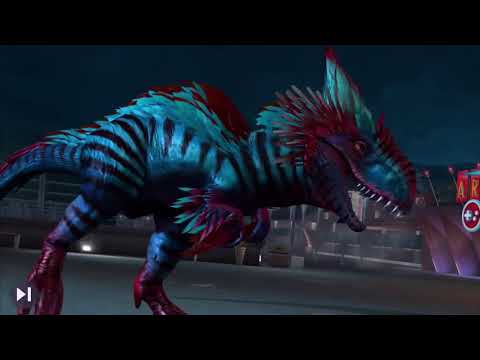 Jurassic world the game Vulcan 19 vs Yudon, Pachygalosaurus and Cerazinosaurus