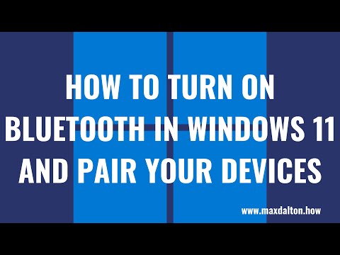 How to Turn on Bluetooth in Windows 11 and Pair Your Devices