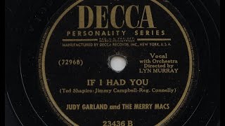 Judy Garland &#39;If I Had You&#39; 1945 78 rpm