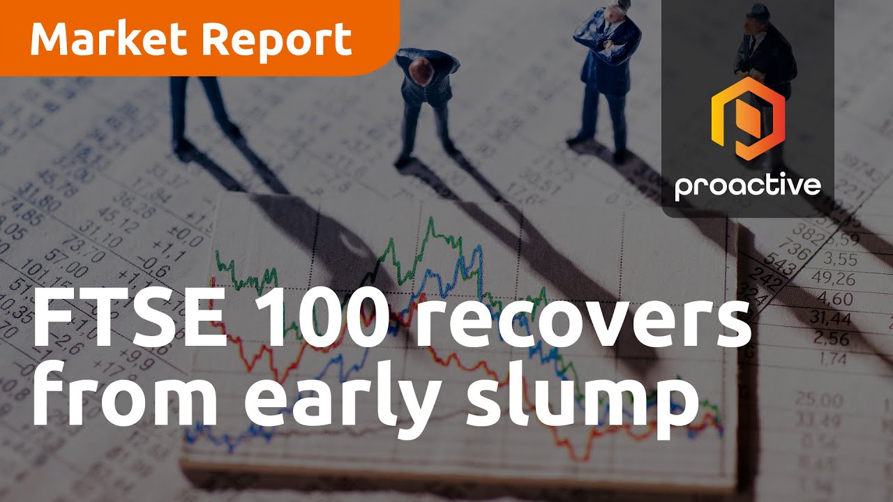 FTSE 100 recovers from early slump - Market Report
