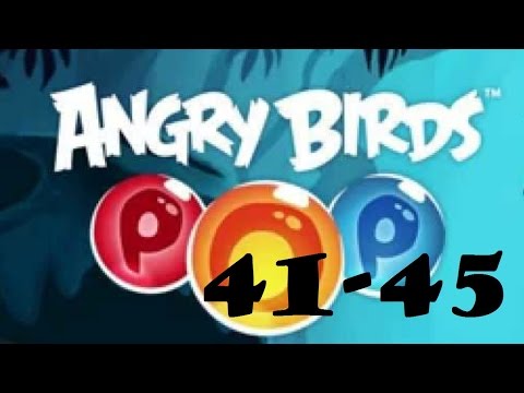 Angry Birds Pop Levels 41 to 45 Walkthroughs - Intellectual Games