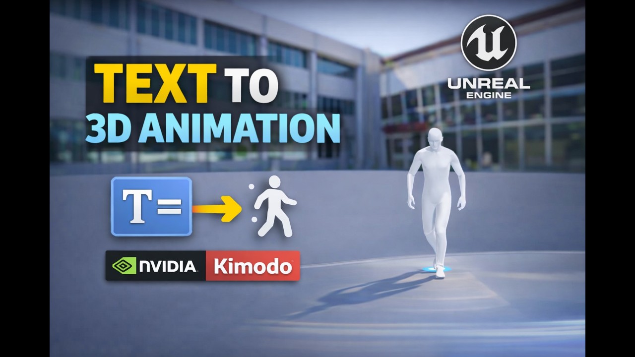 Text to 3D Animation in Unreal Engine Using NVIDIA Kimodo Model