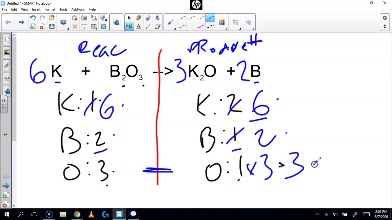 Balancing Chemical Equations Worksheet