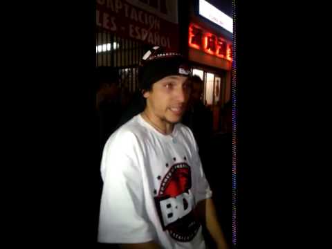 KAISER VS RACEK  AFUERA DEL EVENTO BDM DELUXE