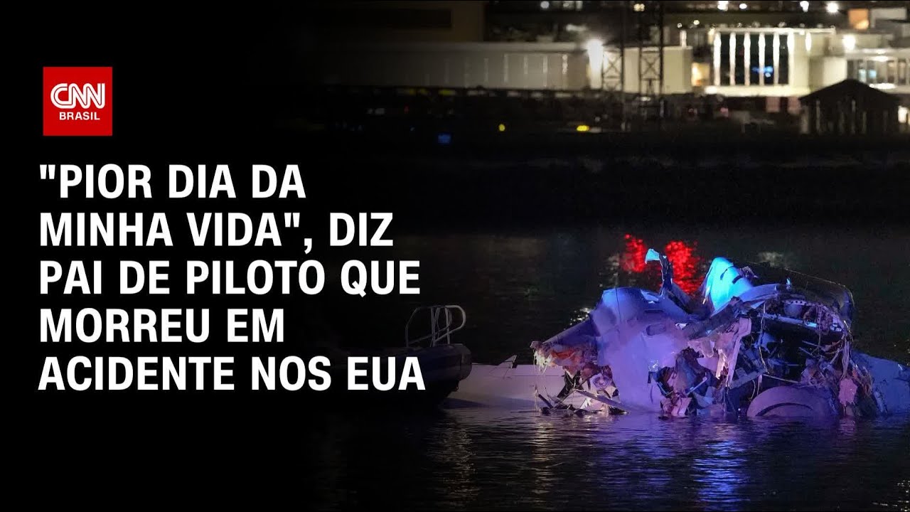 “Pior dia da minha vida”, diz pai de piloto que morreu em acidente nos EUA | CNN 360°