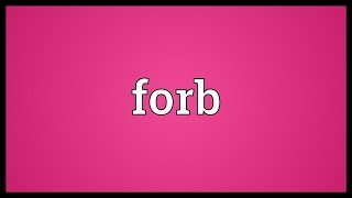 Forb Meaning