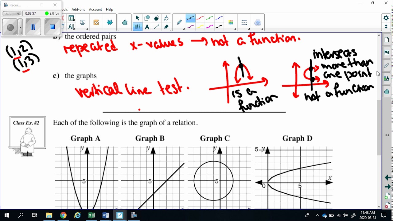 Math 10C Relations and Functions Lesson 7