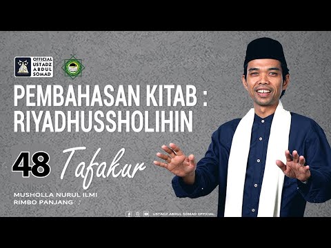 LIVE | NGAJI KITAB RIYADHUSSHOLIHIN 48 MUJAHADAH | Mushola Murul I'lmi, | Ustadz Abdul Somad
