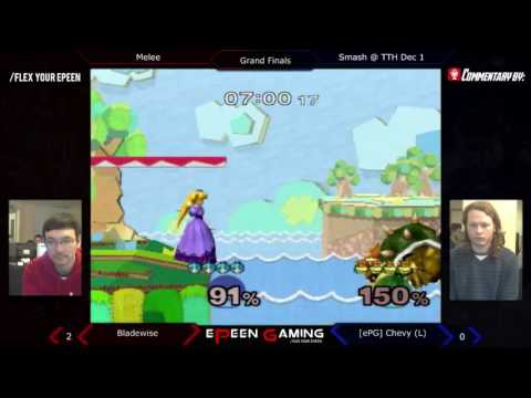 Smash @ TTH - Bladewise (Peach) Vs. [ePG]Chevy (Samus/Bowser) (Grand Finals) - Melee