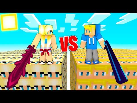 LUCKY BLOCK DI SBRISER contro LUCKY BLOCK DI DOLCETTA su MINECRAFT!!