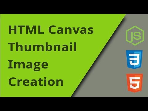 Creating Thumbnail Images with an HTML Canvas